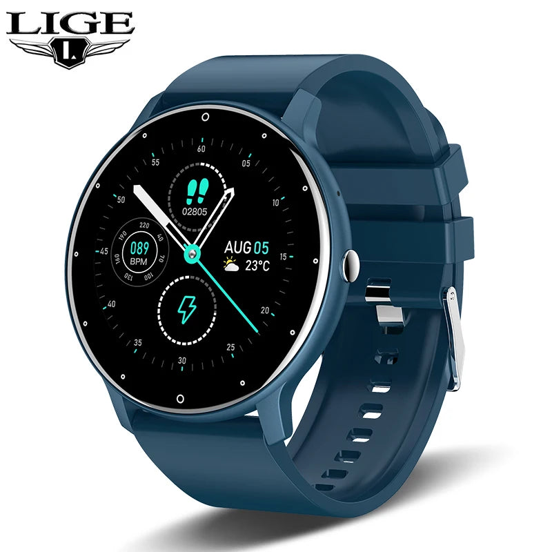 LIGE 2024 – Montre Connectée 1,32" avec Appels Bluetooth, 20 Modes Sport, Suivi Santé, Étanche IP67