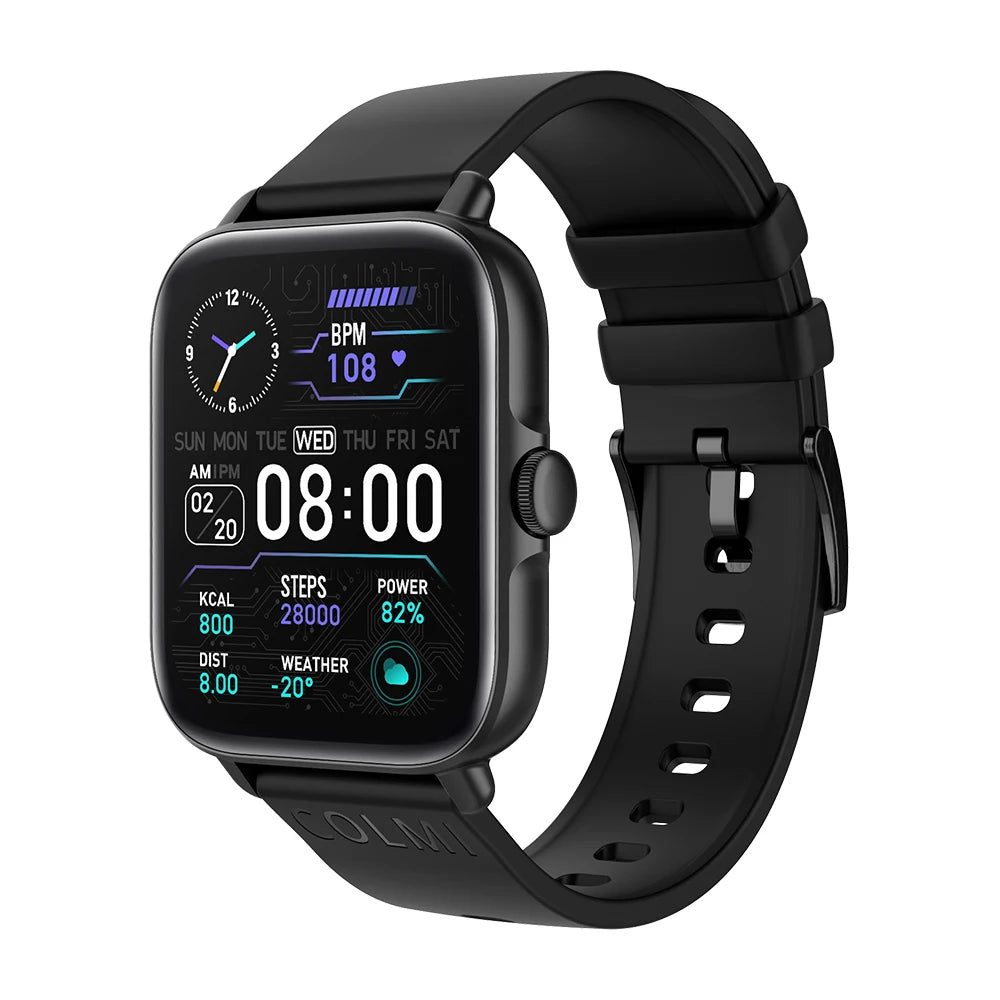 COLMI P28 Plus Bluetooth Réponse Appel Montre Intelligente Hommes IP67 étanche Femmes Cadran Appeler Smartwatch GTS3 GTS 3 pour Android iOS Téléphone