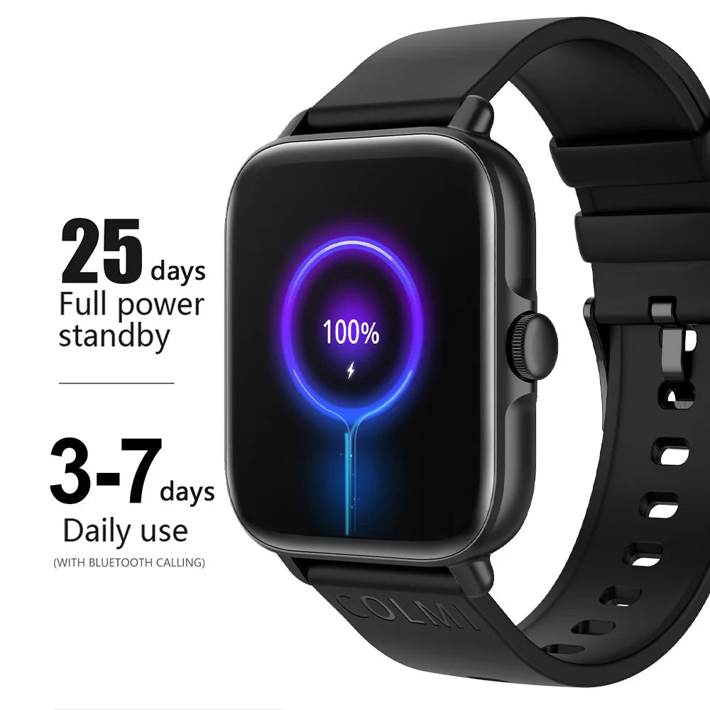 COLMI P28 Plus Bluetooth Réponse Appel Montre Intelligente Hommes IP67 étanche Femmes Cadran Appeler Smartwatch GTS3 GTS 3 pour Android iOS Téléphone