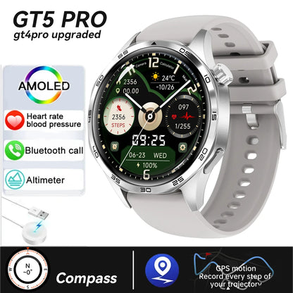 GT5 Smart Watch Pro – La montre connectée ultime écran AMOLED HD appel Bluetooth, du NFC