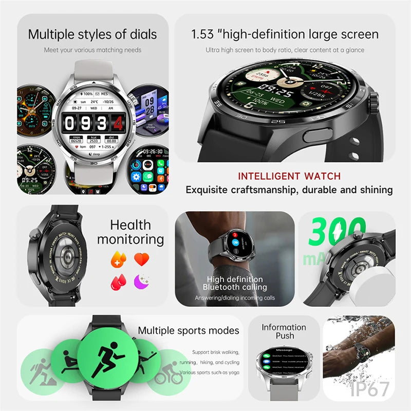 Huawei Watch GT 5 Pro – Montre Connectée 1,43" AMOLED, GPS Bi-bande, NFC, Appels Bluetooth, Étanchéité IP69K