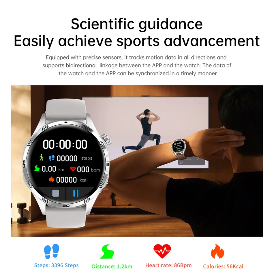 GT5 Smart Watch Pro – La montre connectée ultime écran AMOLED HD appel Bluetooth, du NFC