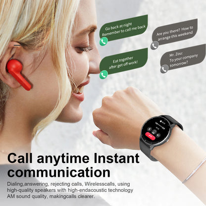 LIGE 2024 – Montre Connectée 1,32" avec Appels Bluetooth, 20 Modes Sport, Suivi Santé, Étanche IP67