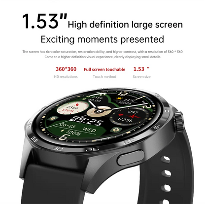GT5 Smart Watch Pro – La montre connectée ultime écran AMOLED HD appel Bluetooth, du NFC