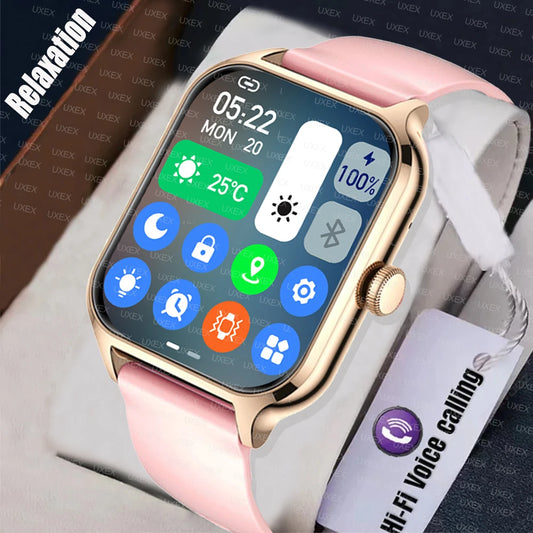 Nouvelle Montre Connectée GTS4 Pro – Écran Complet, Appels Bluetooth, Suivi de Santé, Réveil, Personnalisation Photo – Cadeau Homme & Femme 2025