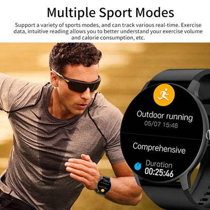 LIGE Montre Connectée 1,32" – Appels Bluetooth, Suivi Santé, 20 Modes Sport, Étanche IP67, Compatible Android & iOS