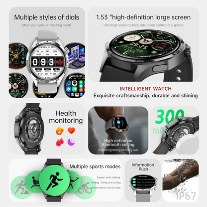 GT5 Smart Watch Pro – La montre connectée ultime écran AMOLED HD appel Bluetooth, du NFC