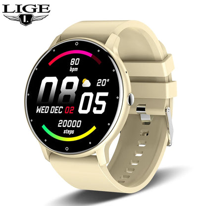 LIGE 2024 – Montre Connectée 1,32" avec Appels Bluetooth, 20 Modes Sport, Suivi Santé, Étanche IP67