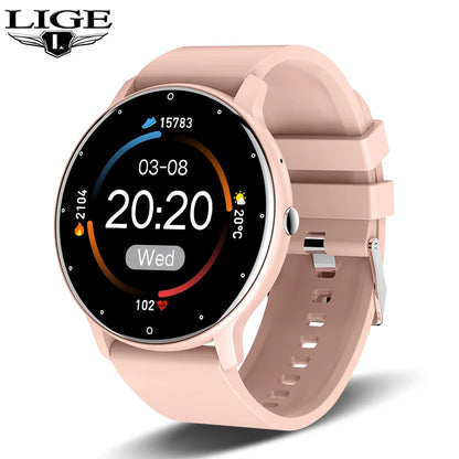 LIGE 2024 – Montre Connectée 1,32" avec Appels Bluetooth, 20 Modes Sport, Suivi Santé, Étanche IP67