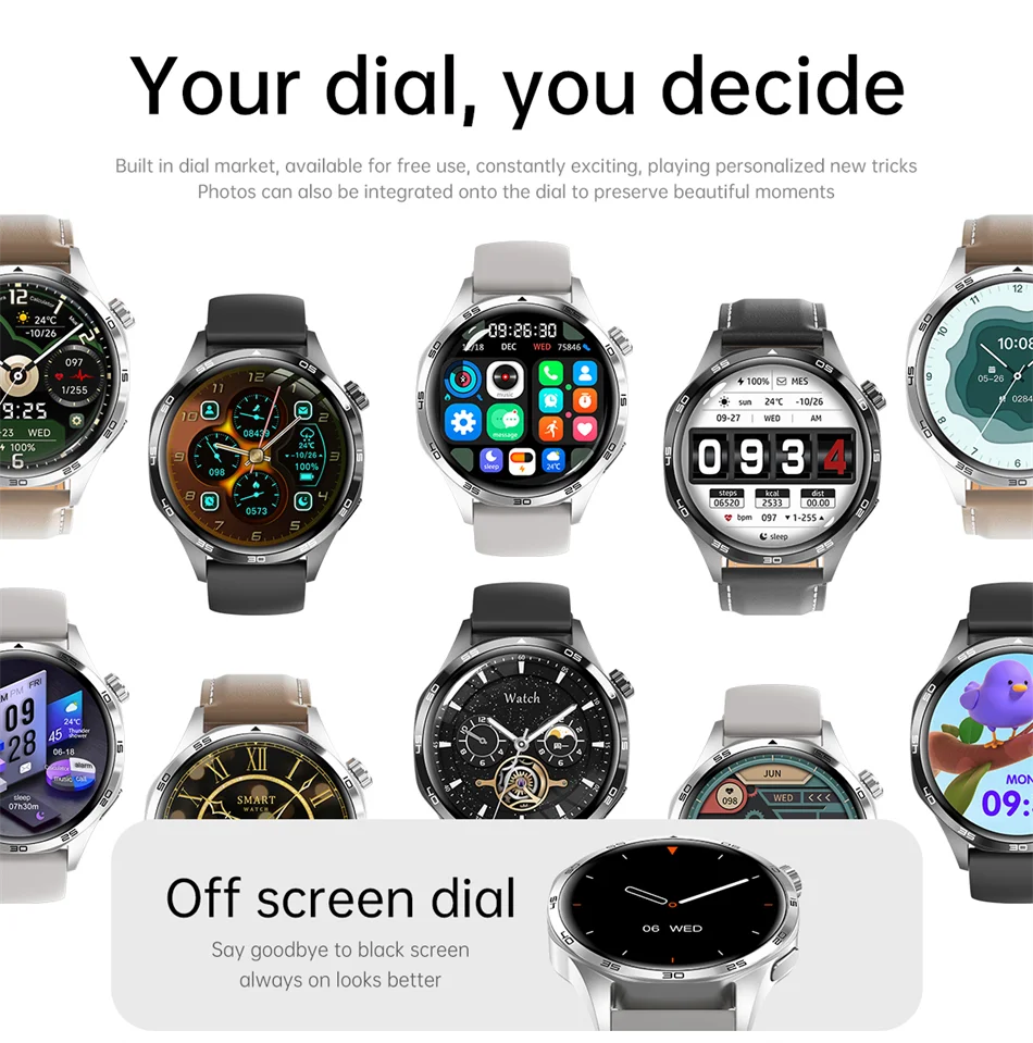 GT5 Smart Watch Pro – La montre connectée ultime écran AMOLED HD appel Bluetooth, du NFC