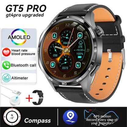 GT5 Smart Watch Pro – La montre connectée ultime écran AMOLED HD appel Bluetooth, du NFC