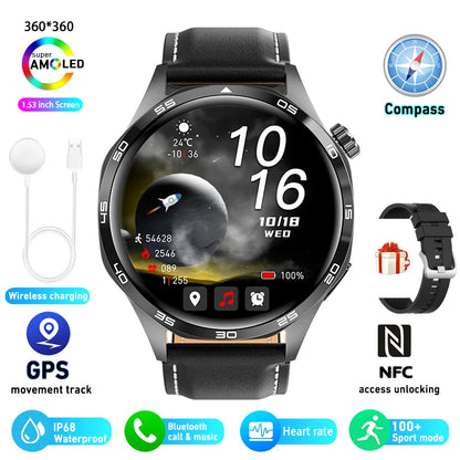 Huawei Watch GT 5 Pro – Montre Connectée 1,43" AMOLED, GPS Bi-bande, NFC, Appels Bluetooth, Étanchéité IP69K